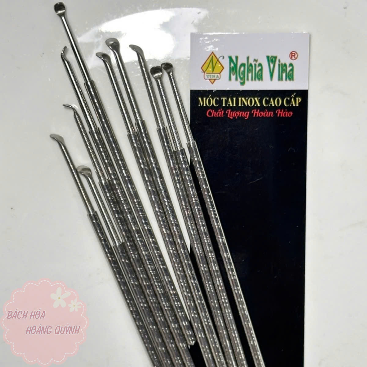 Combo 10 cây móc tai inox.