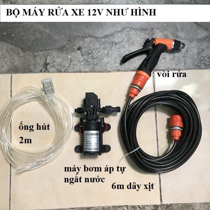 MÁY RỬA XE MINI 12V - MÁY RỬA XE MINI 12V