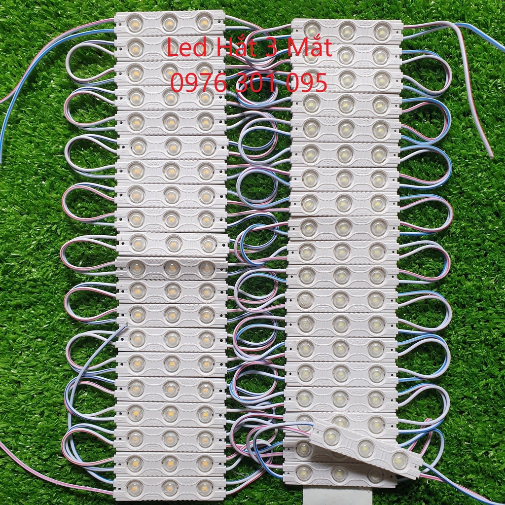 [MODULE] Led Hắt 3 Bóng 2835 Chống Nước (Vỉ 20 thanh)