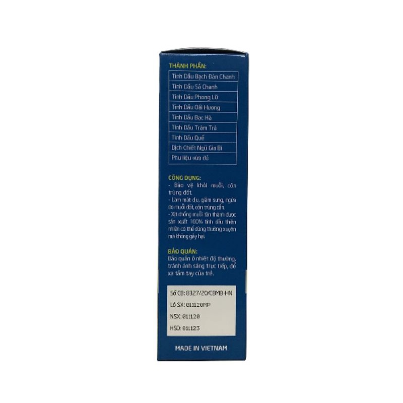 Xịt Muỗi Từ Thiên Nhiên Tân Thành - Pháp Effiel(50ml)