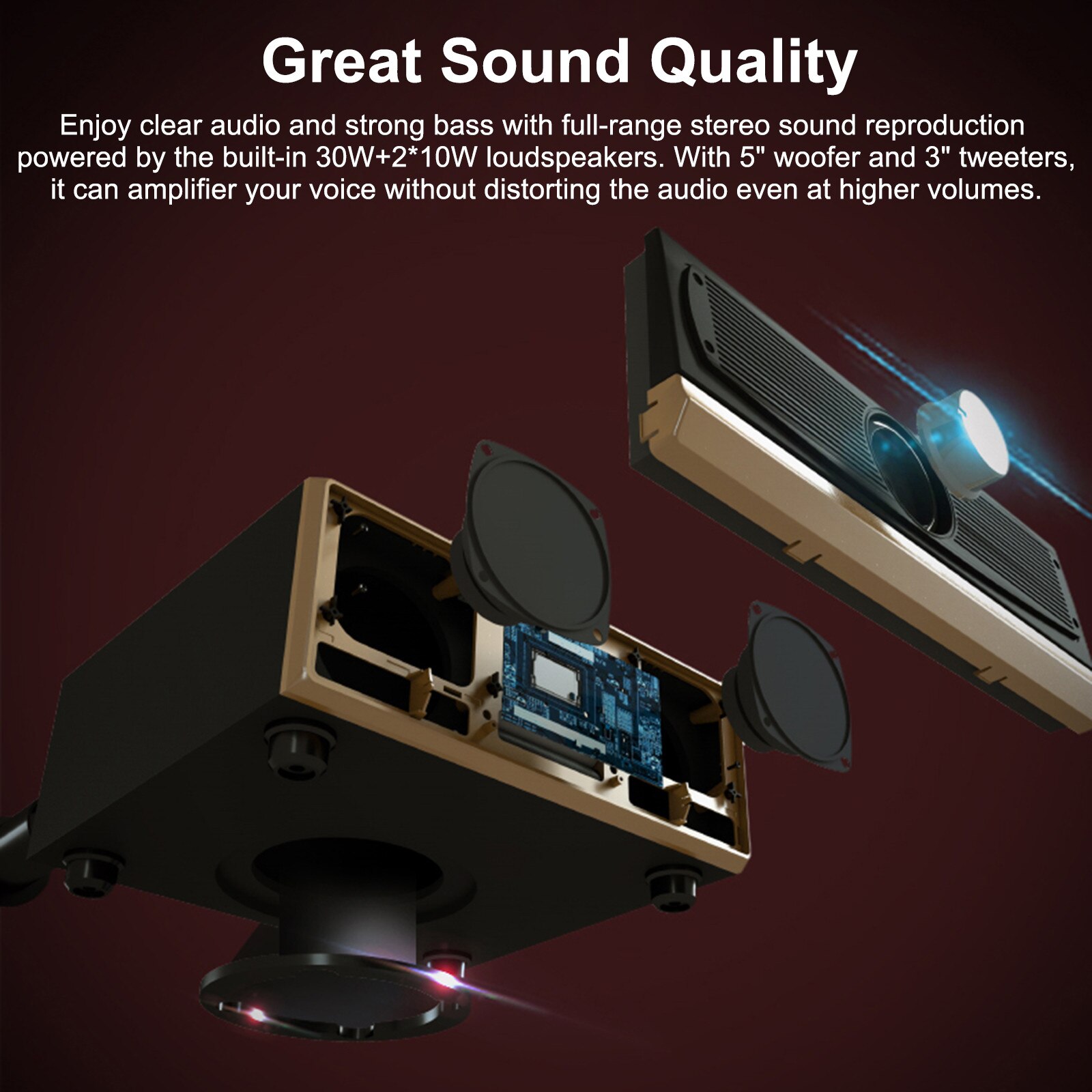Loa Công Suất Lớn - Loa Hát Karaoke Bluetooth Cầm Tay - Loa Bluetooth Q13 Cao Cấp - Loa Nghe Nhạc + Tặng Kèm Mic Hát Cực Hay Phiên Bản Mới - Bảo Hành Chính Hãng 12 Tháng Lỗi Đổi Mới
