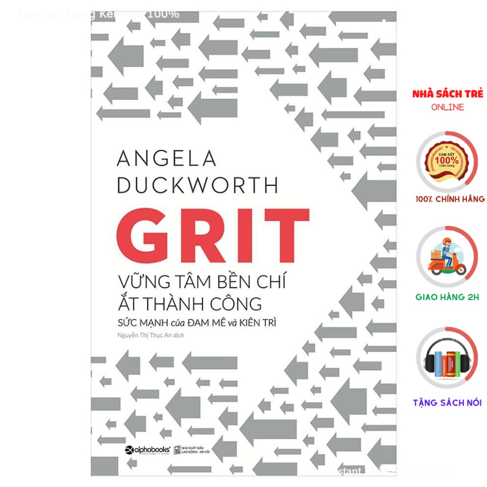 Sách Alphabooks - Grit Vững Tâm Bền Chí Ắt Thành Công
