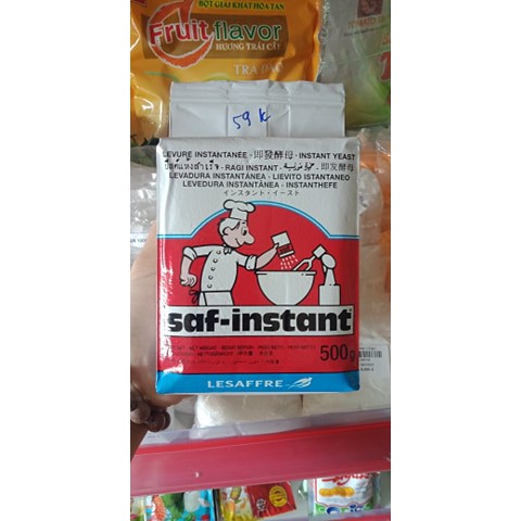 Men Khô  Bánh Mì  Saf-Instant Đỏ 500G