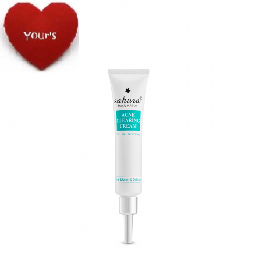 Kem giảm mụn Sakura Acne Clearing Cream