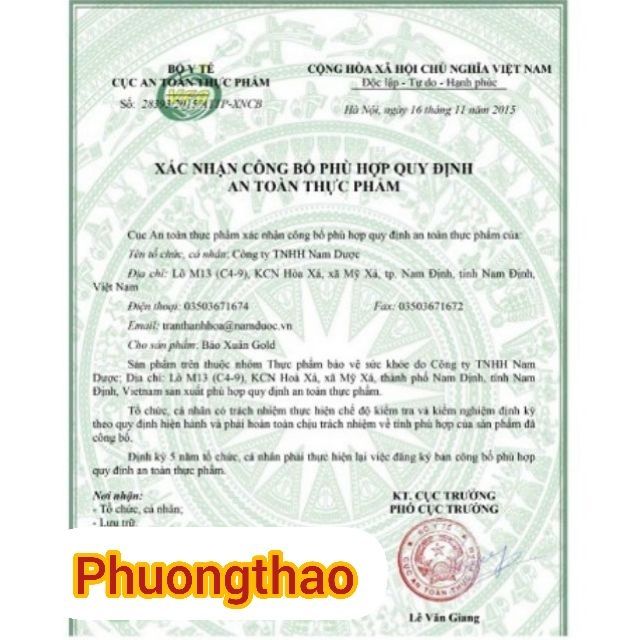 Com bo 3 hộp bảo xuân gold