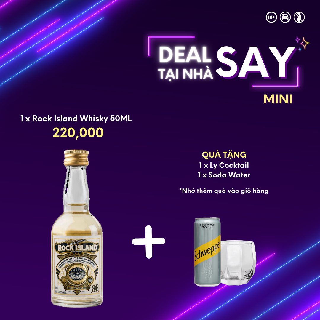 Deal say tại nhà mini - rượu blended malt scotch whisky douglas laing mini - 50ml - 46% -53%