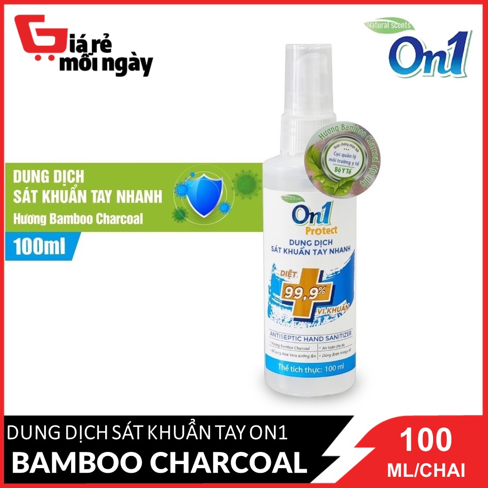 [HCM ship 2h] Dung dịch rủa tay diệt khuẩn On1 Protect 100ml