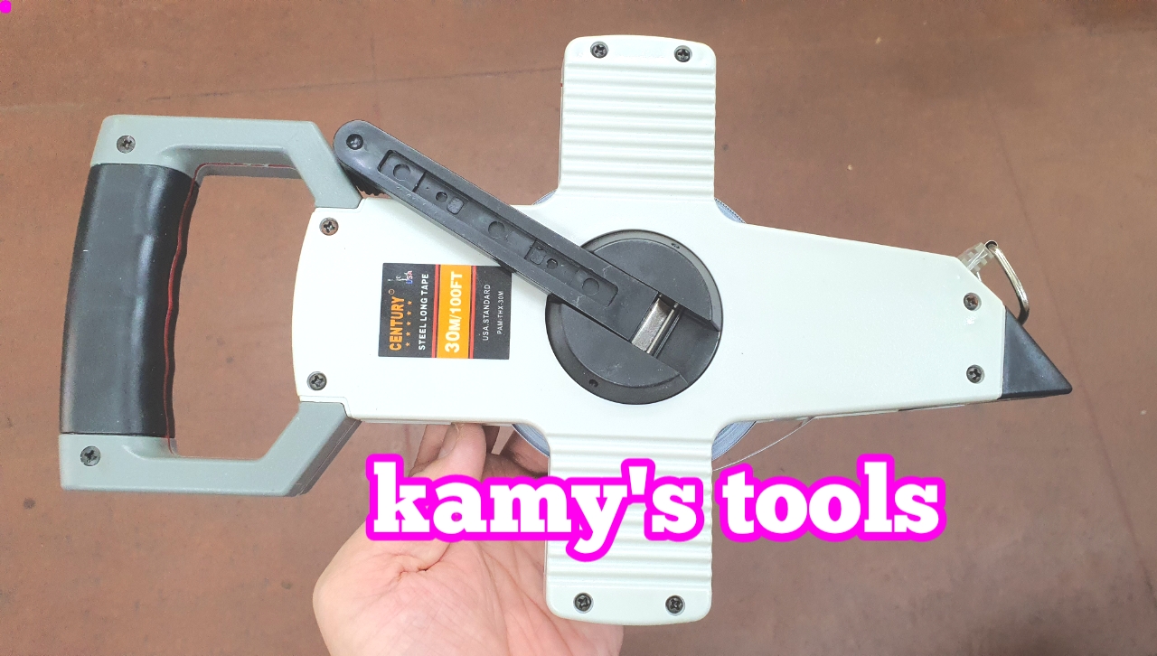 Thước cuộn thép có tay cầm century 30m 50m model pam-thx-30m pam-thx-50m, thước kéo thép xách tay