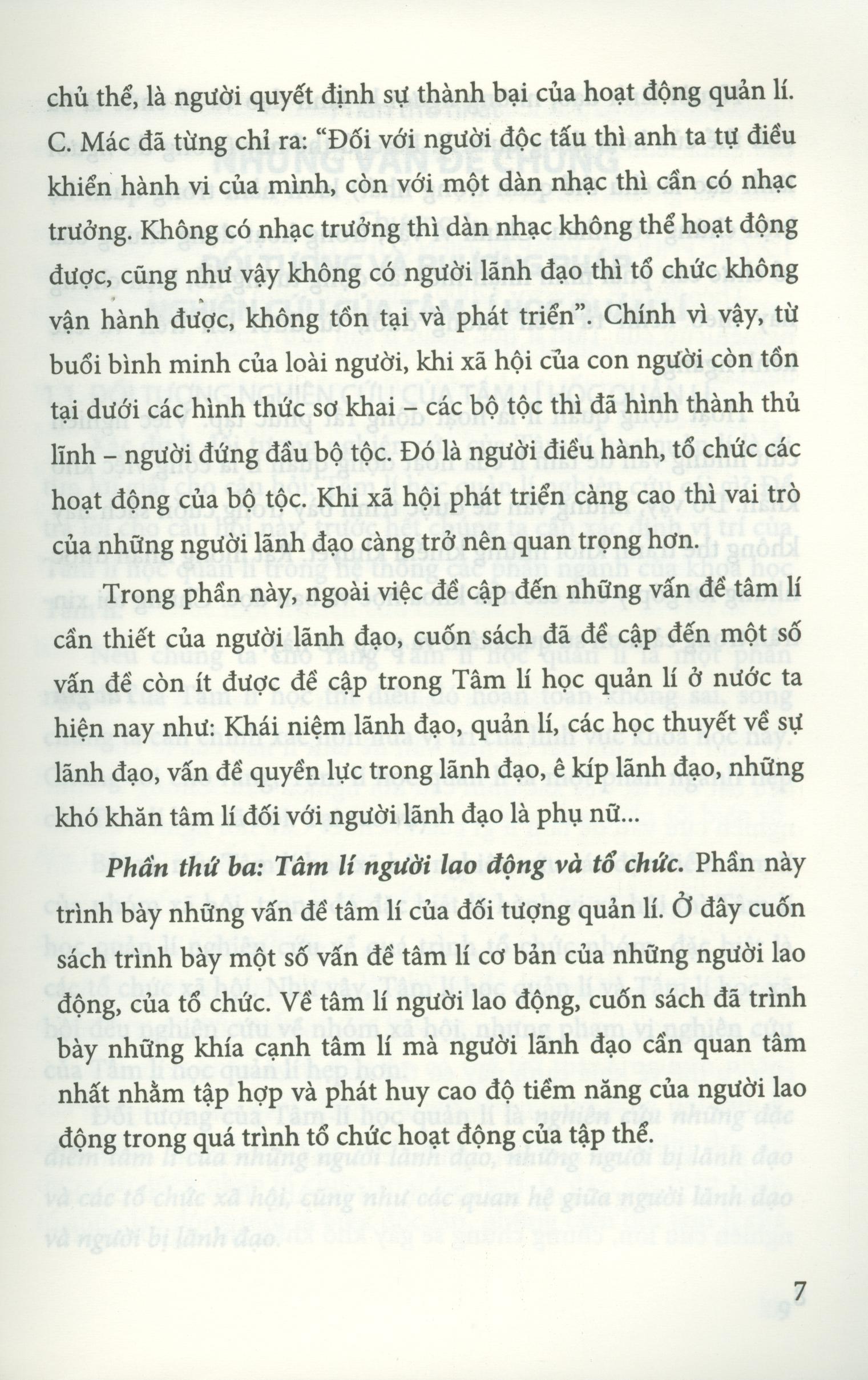 Giáo Trình Tâm Lý Học Quản Lý