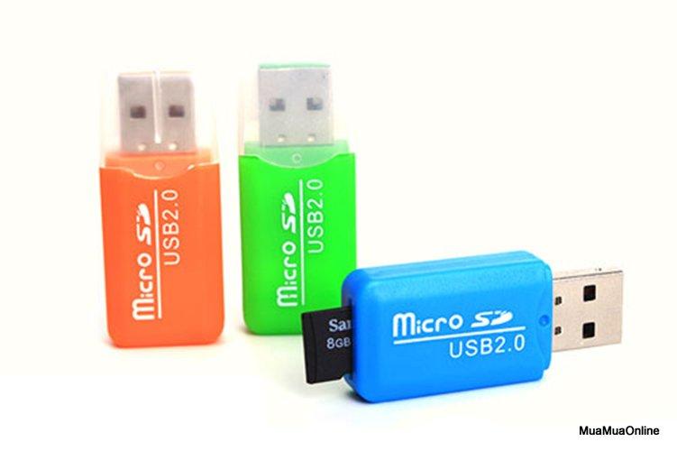 Đầu Đọc Thẻ Nhớ Micro Sd Nhựa Cao Cấp