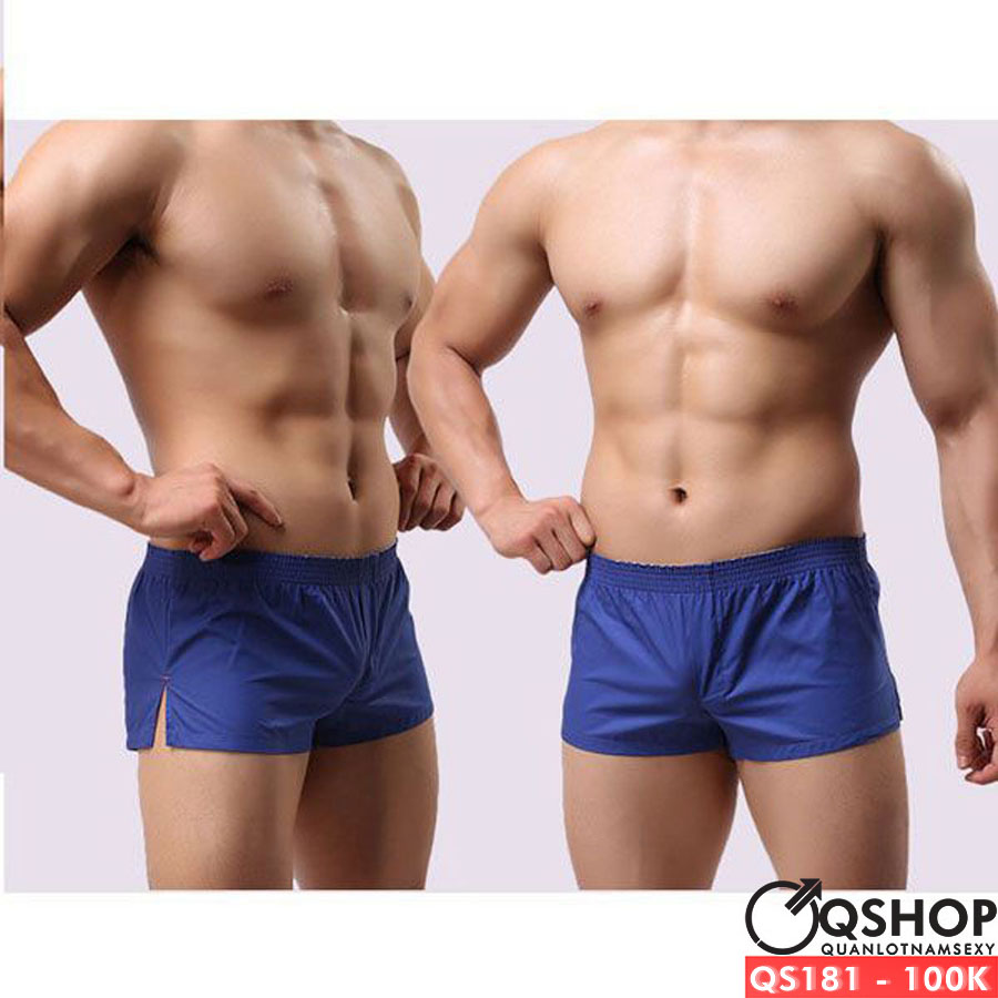 Quần short ngủ vải cotton thoáng mát qs181