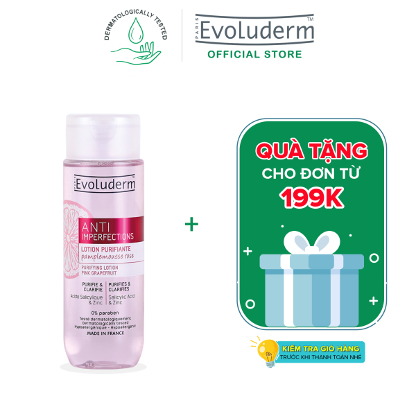 Nước hoa hồng Lotion cân bằng da giúp giảm mụn kháng viêm tinh chất Bưởi Hồng dành cho da nhạy cảm và mụn 200ml