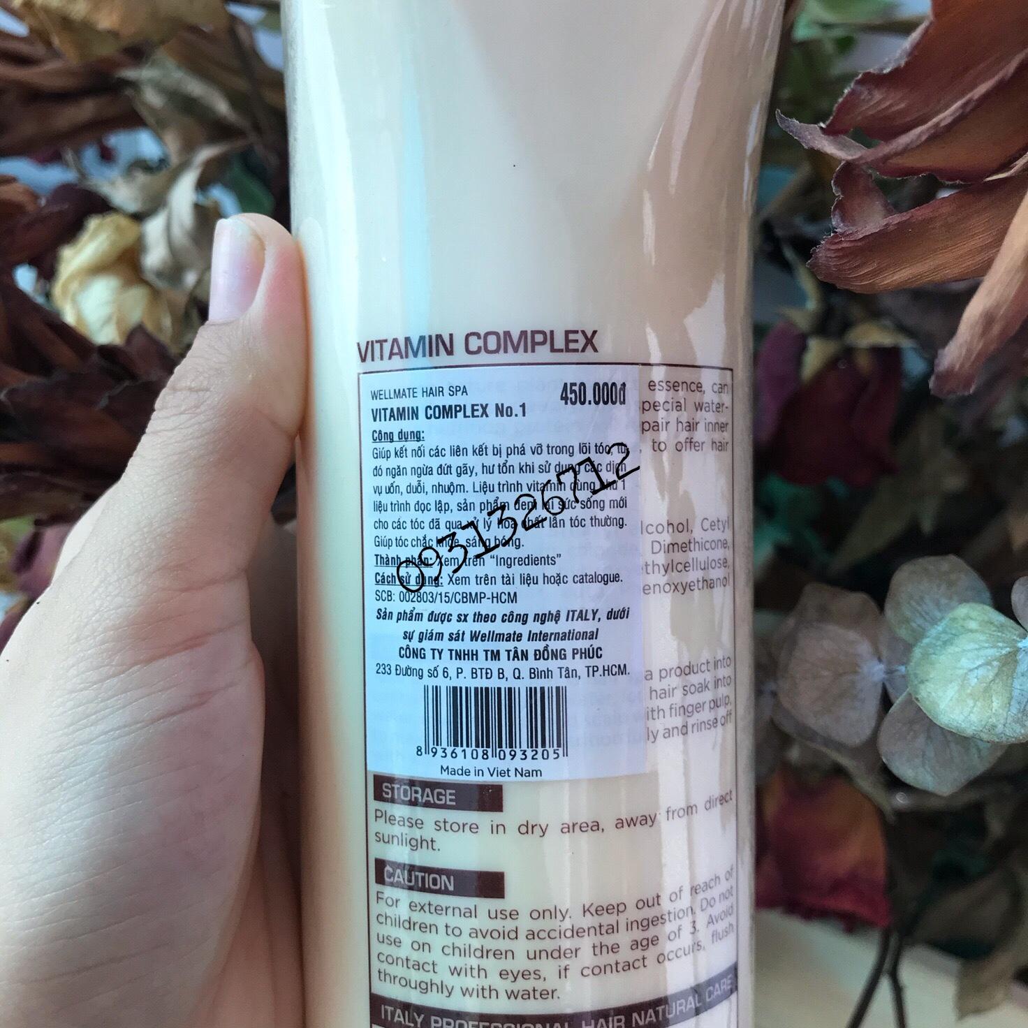 (CHÍNH HÃNG) Phục hồi vitamin Số 1 Wellmate 500ml
