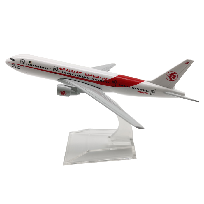 Mô hình máy bay ALGERIA AIR 16cm + đế trưng bày
