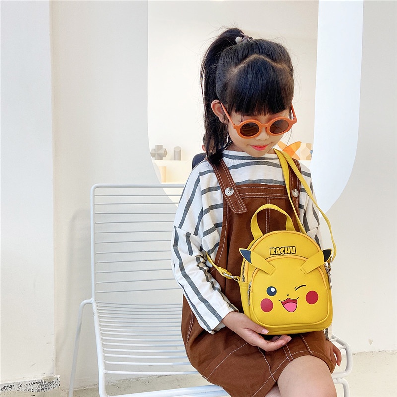Ba Lô Pikachu Dễ Thương Cho Bé Gái