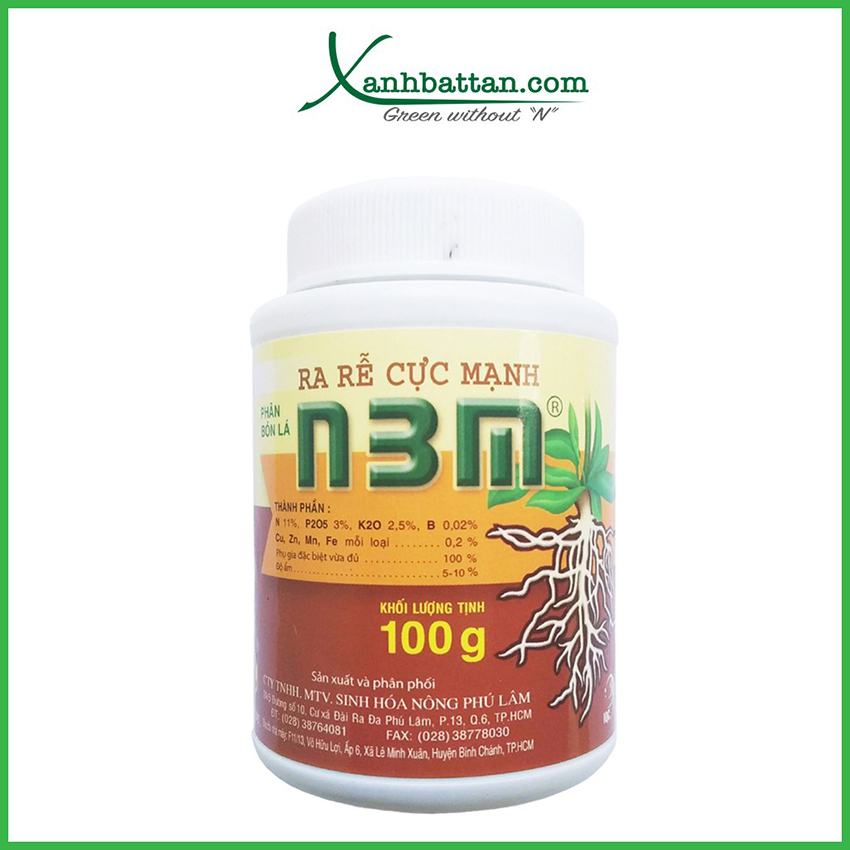 Kích Thích Ra Rễ Cực Mạnh N3M Lọ 100 Gram