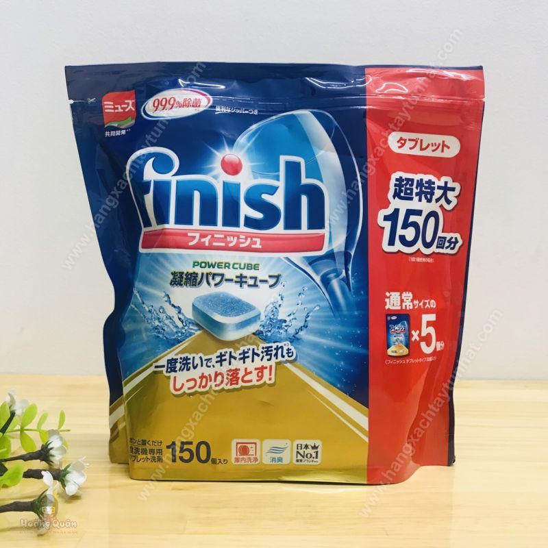 Viên rửa bát Finish 150 viên Nhật Bản