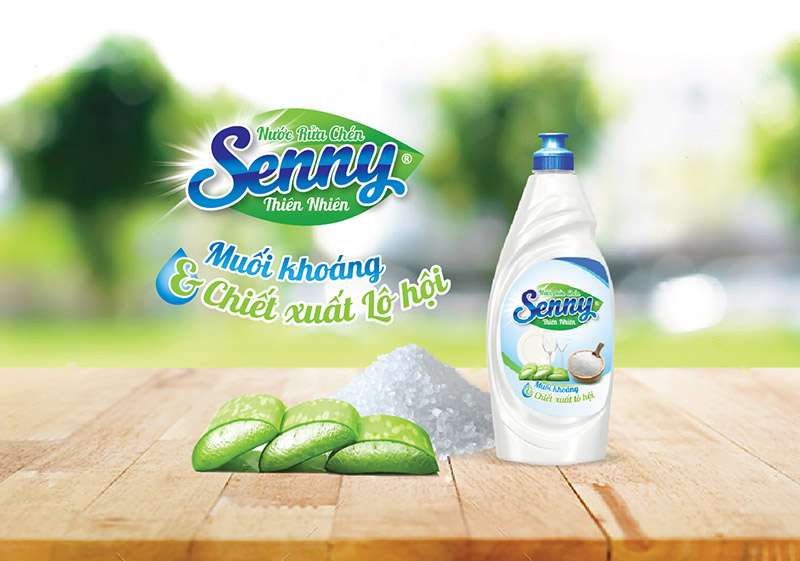Nước rửa bát thiên nhiên Senny 3.8kg