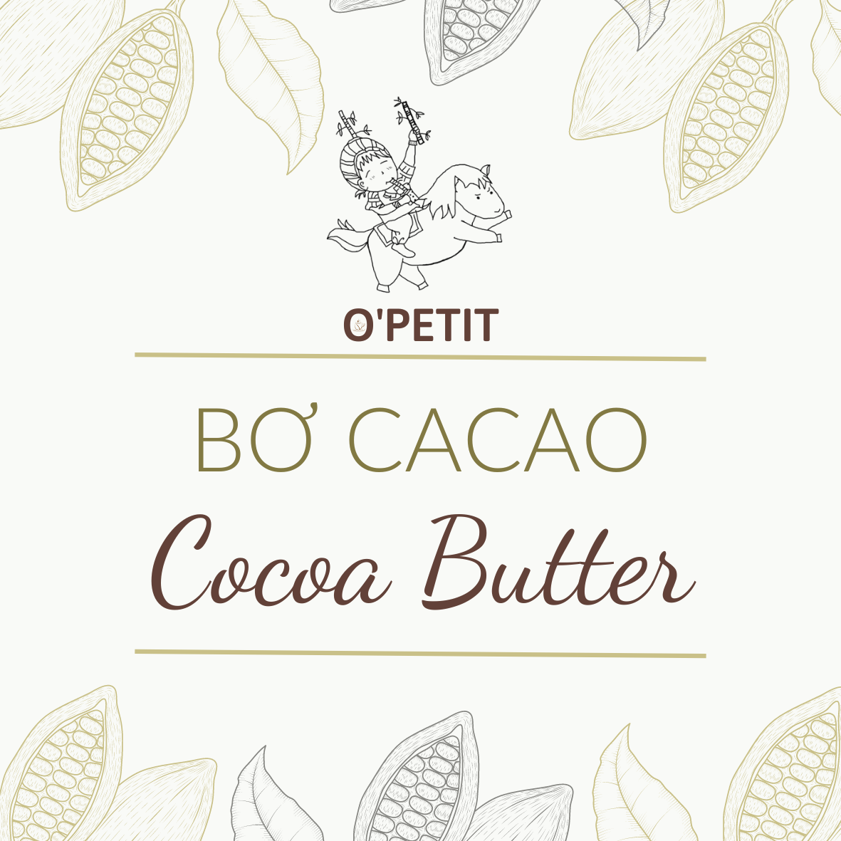 Bơ cacao nguyên chất 500g