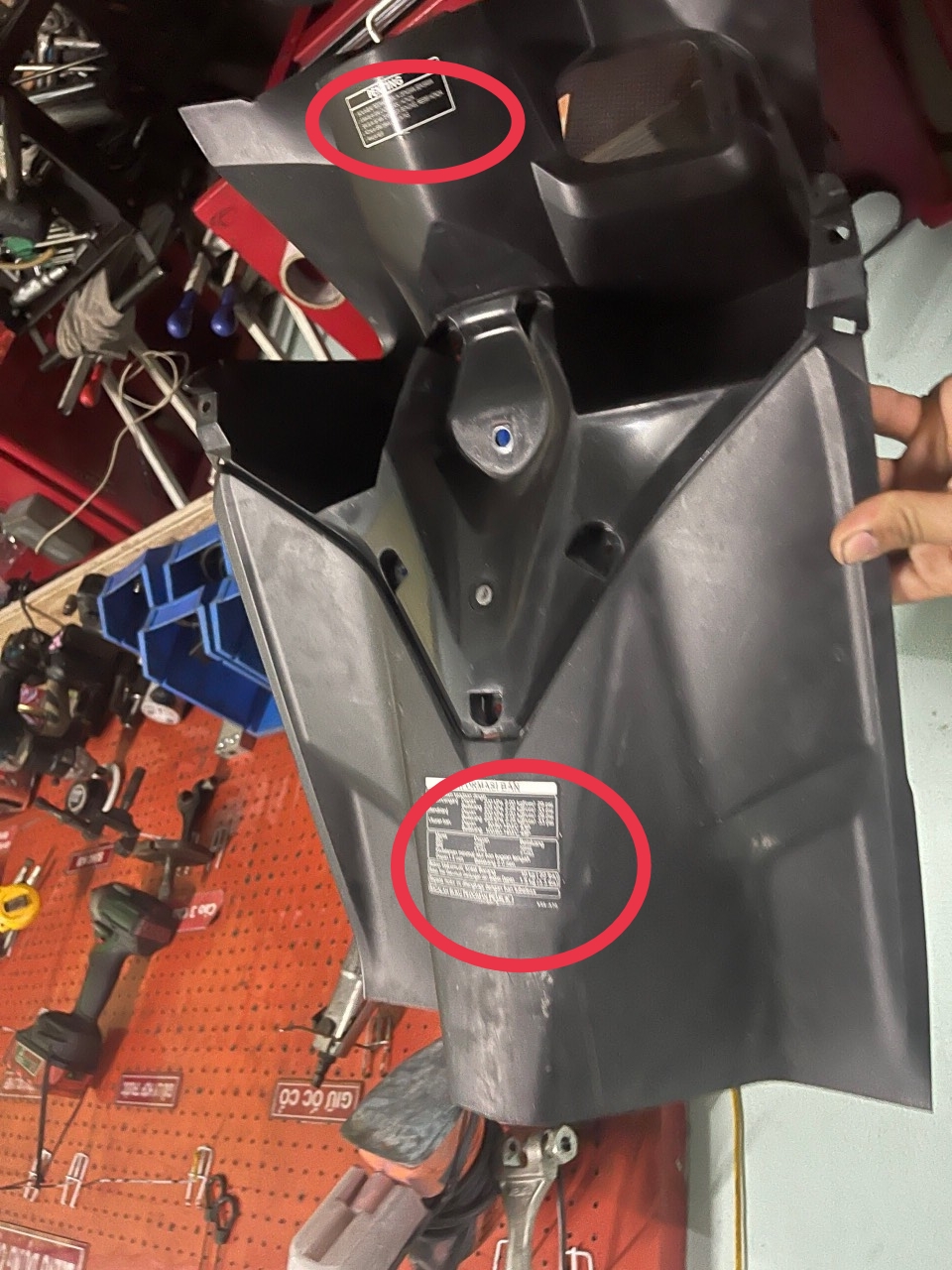 Tem thông số cho Honda