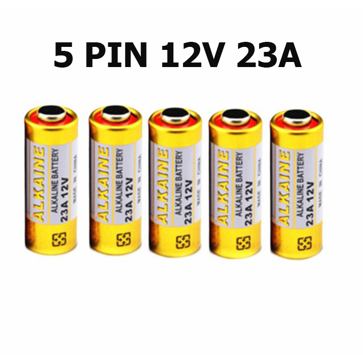 Bộ 5 viên pin 12V 23A