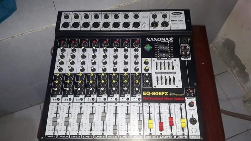 BÀN MIXER NANOMAX EQ 806FX