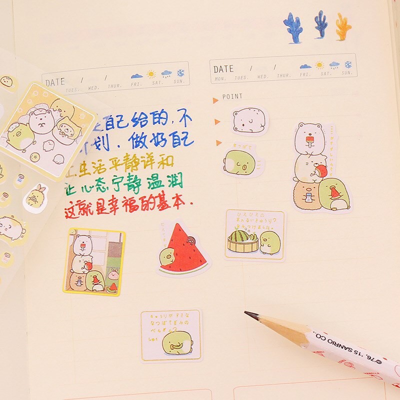 Sticker  dán Molang xinh xắn - VPP Brendo