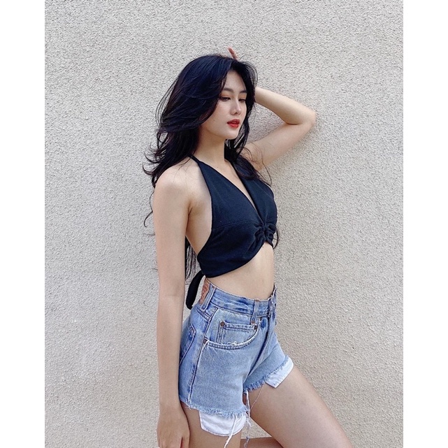 Áo Bikini Cột Dây Lưng Gợi Cảm