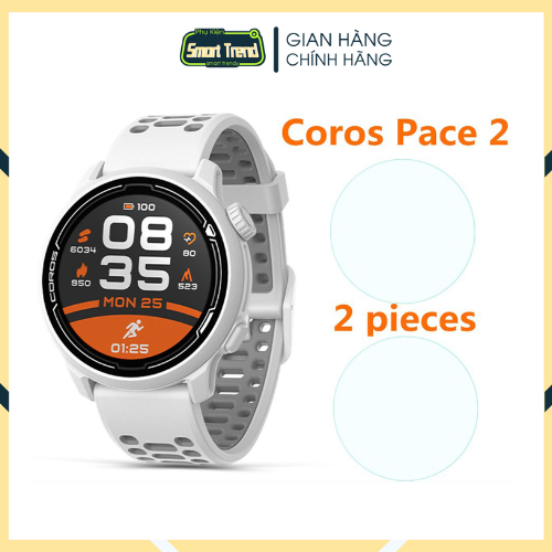 Combo 2 miếng dán kính cường lực đồng hồ coros pace 2 độ cứng 9h