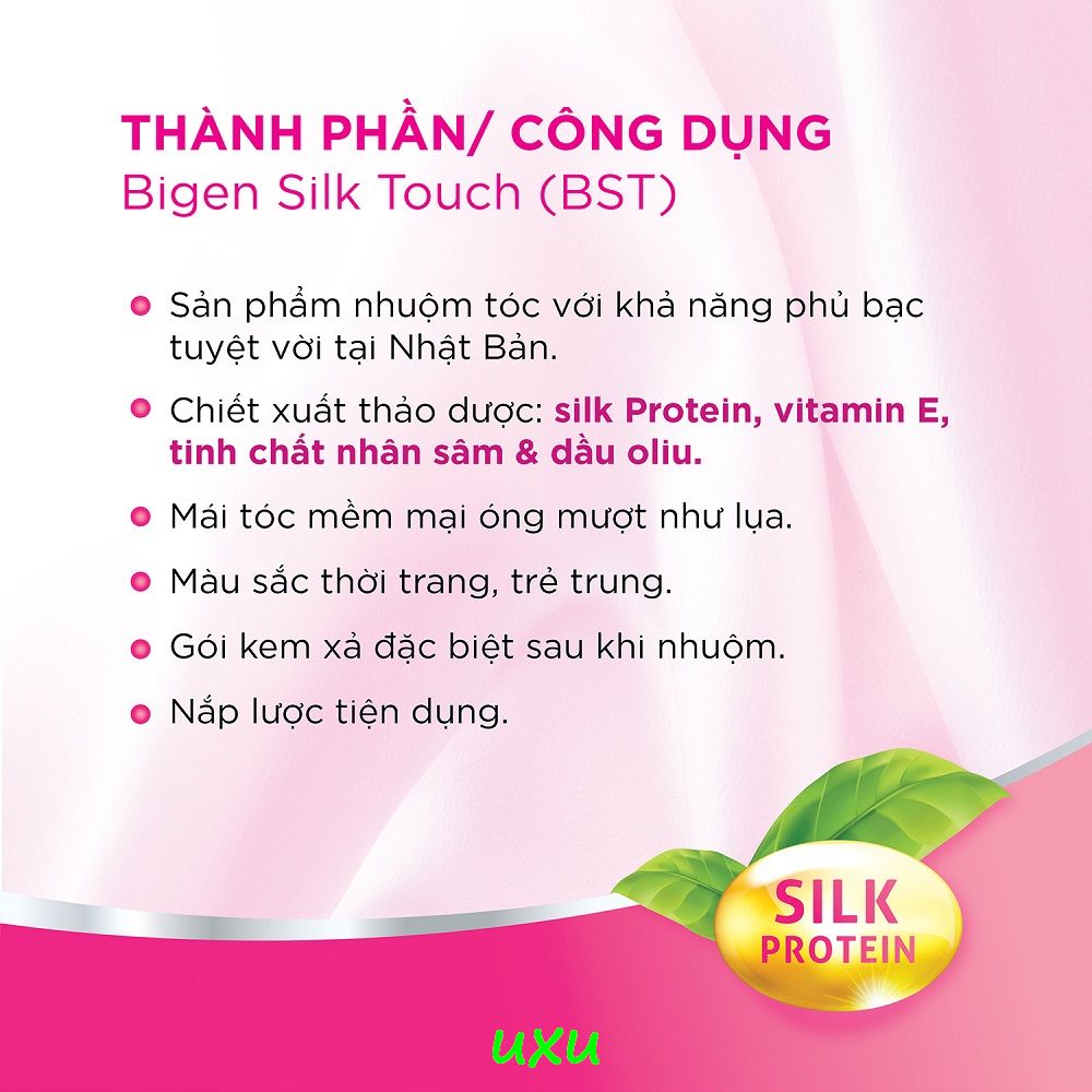 Thuốc Nhuộm Tóc Bigen Silk Touch Cream Color Bst Chính Hãng Với Nhiều Màu Sắc
