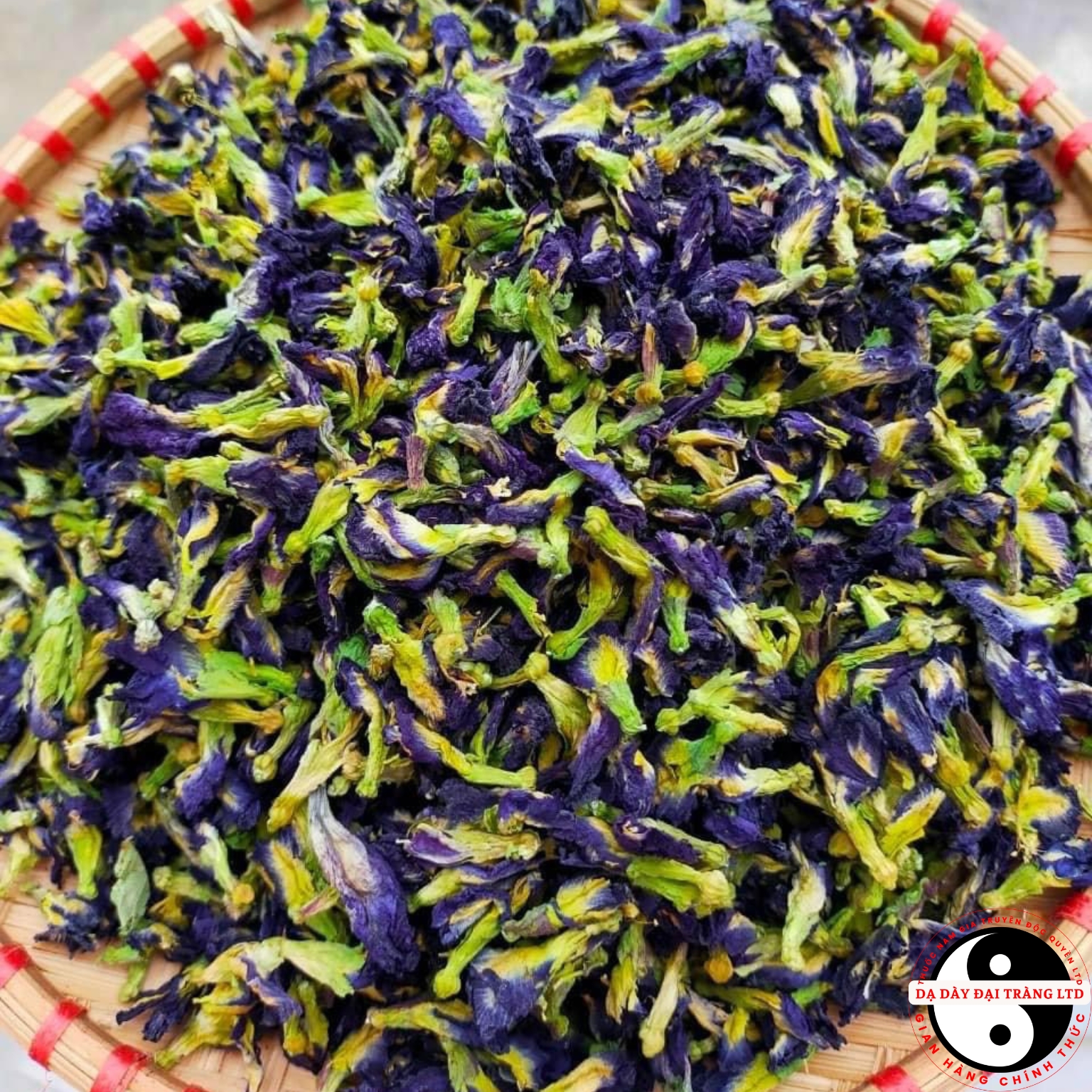 Hoa đậu biếc sấy khô nguyên bông từ hoa đậu biếc tươi thượng hạng 200g, 500g, 1kg trà hoa đậu biếc, làm mứt dừa, làm bánh, đồ xôi