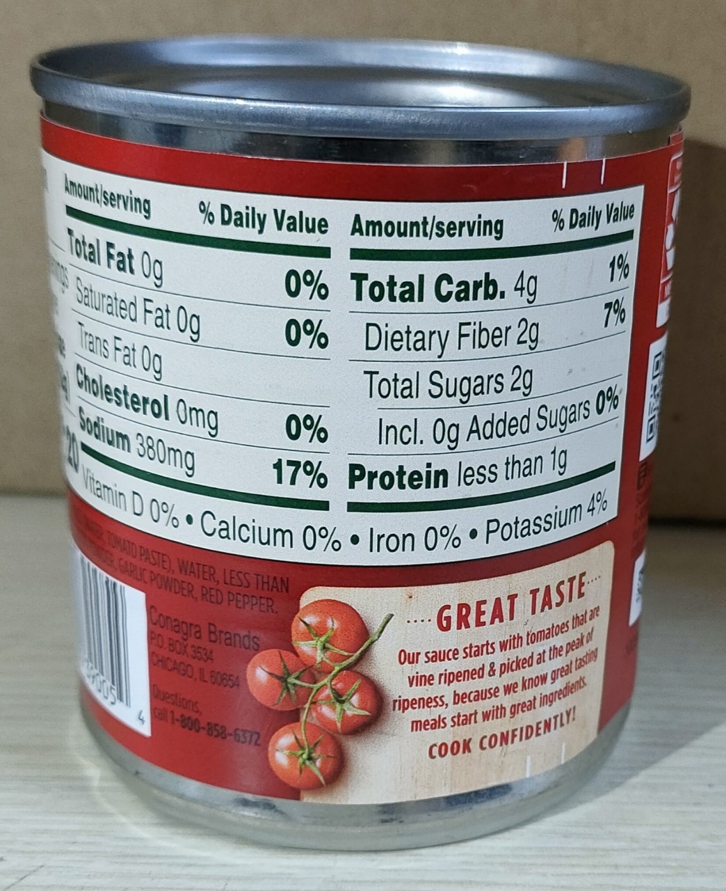 Sốt cà chua nhuyễn Hunts Tomato Sauce 227g - Xuất xứ: Mỹ