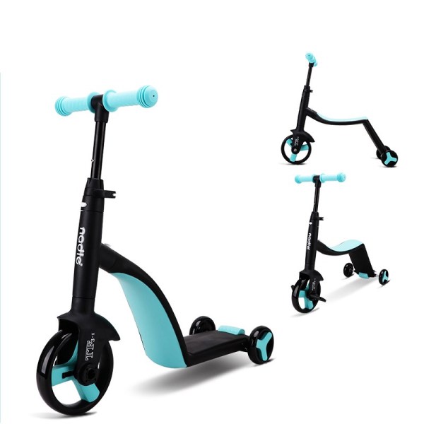 Siêu xe biến hình xe Scooter, chòi chân kiêm cân bằng 3 trong 1 cho bé từ 1 tới 6 tuổi Nadle TF3 Joovy CHÍNH HÃNG