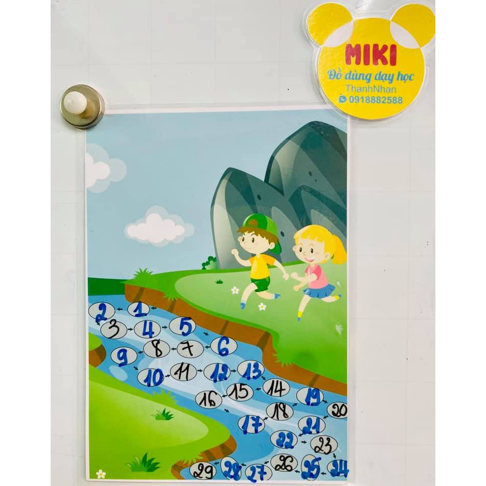 TRÒ CHƠI VƯỢT SUỐI (Đồ Dùng Dạy Học MIKI)