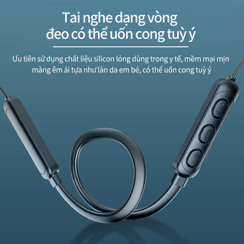 Tai nghe bluetooth không dây có micro Thời gian chờ cực dài lên tới 120 giờ,Gọi chống ồn Chất lượng âm thanh HIFI chân thực,Sạc siêu nhanh