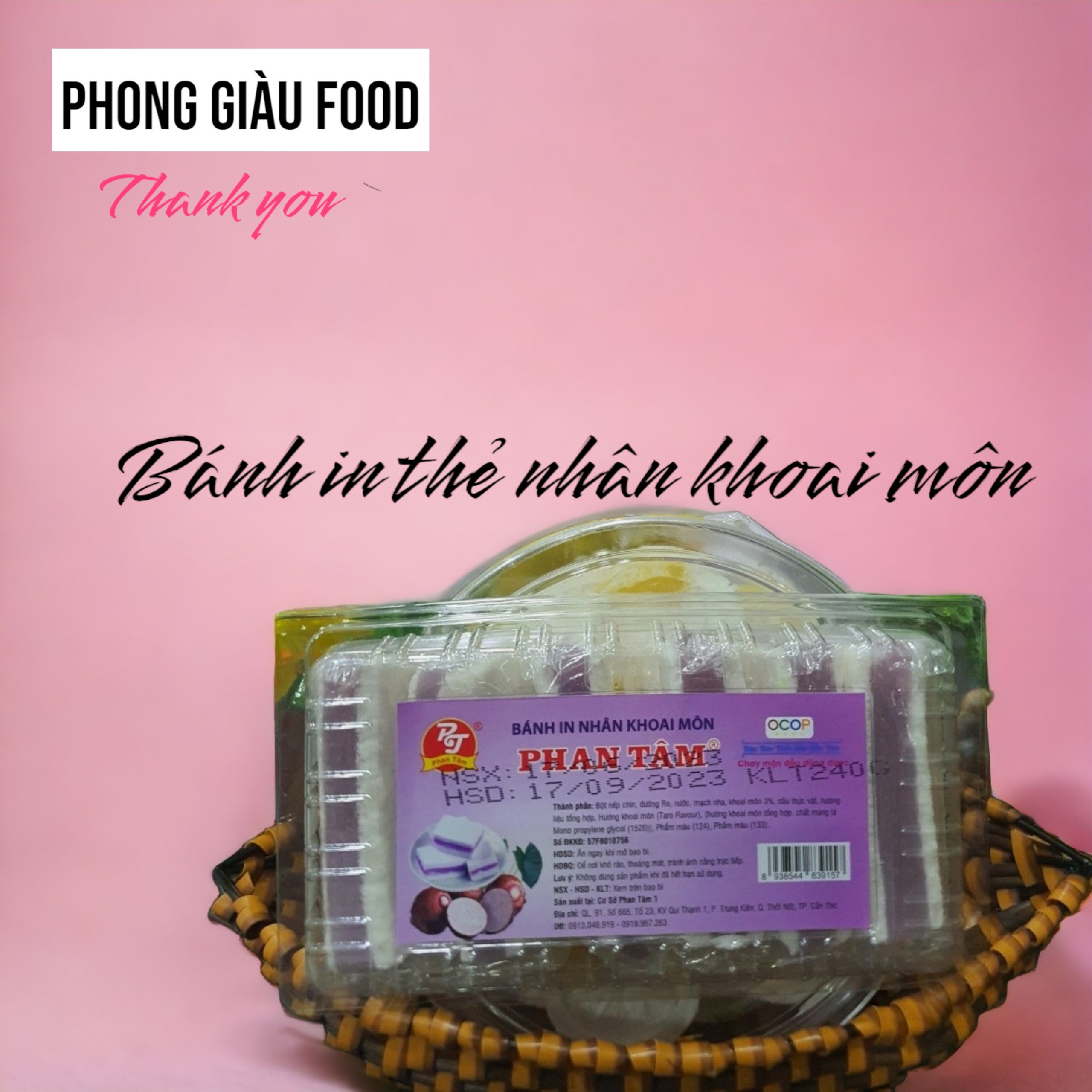 BÁNH IN THẺ 4 MÙI (PHONG GIÀU FOOD)