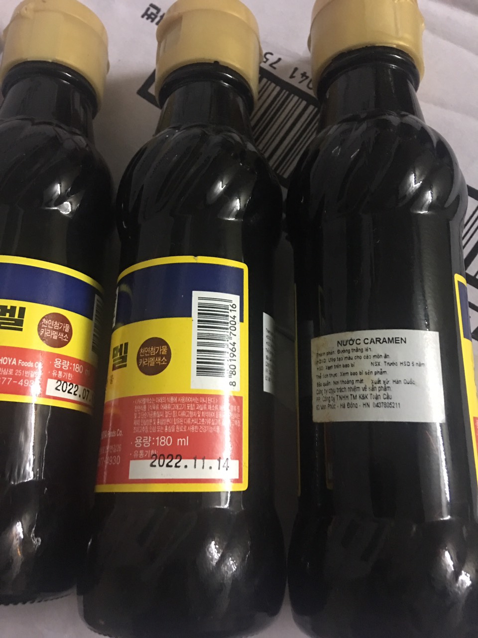 Nước Caramel Hàn Quốc