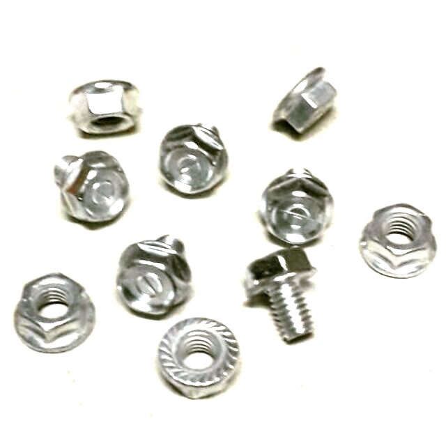 Bulon bông xi 6lyx1cm+tán x10 bộ