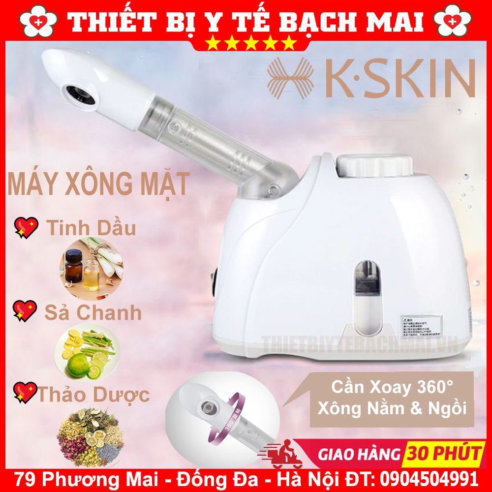 Máy Xông Mặt Mini Kingdom K33S [Trắng Cao Cấp]