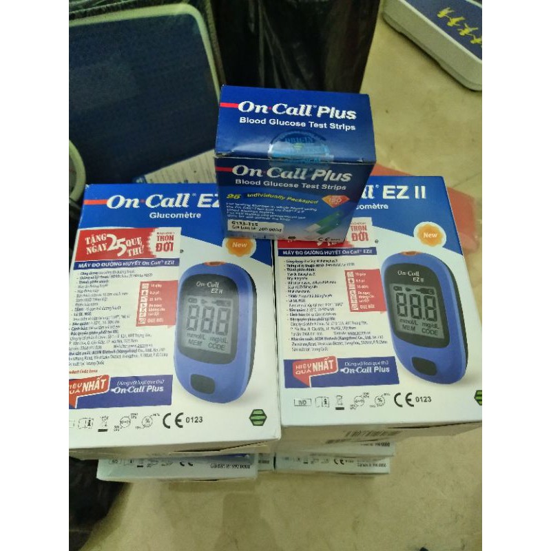 Máy Đo Đường Huyết One Call Ez ( Tặng Kèm 25 Test + 50 Kim)