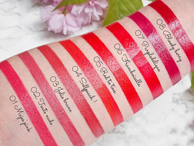 Son Kem Bourjois Rouge Laque Pháp (#01 Majes’ Pink: Hồng cánh sen)