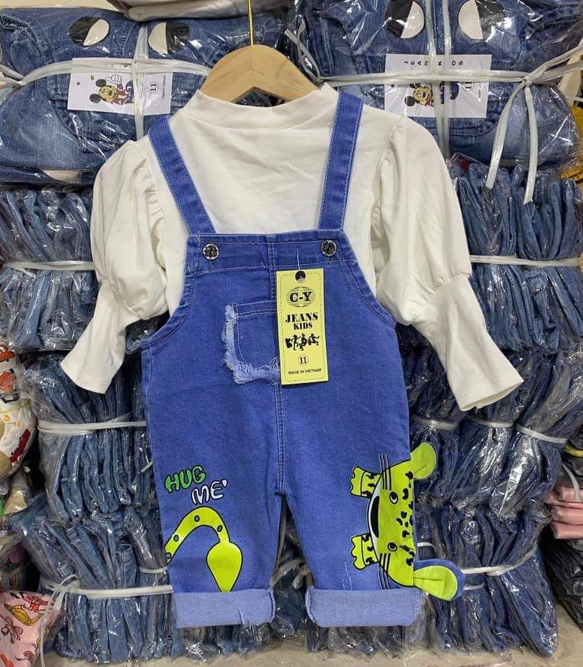 yếm jean cho bé trai, bé gái