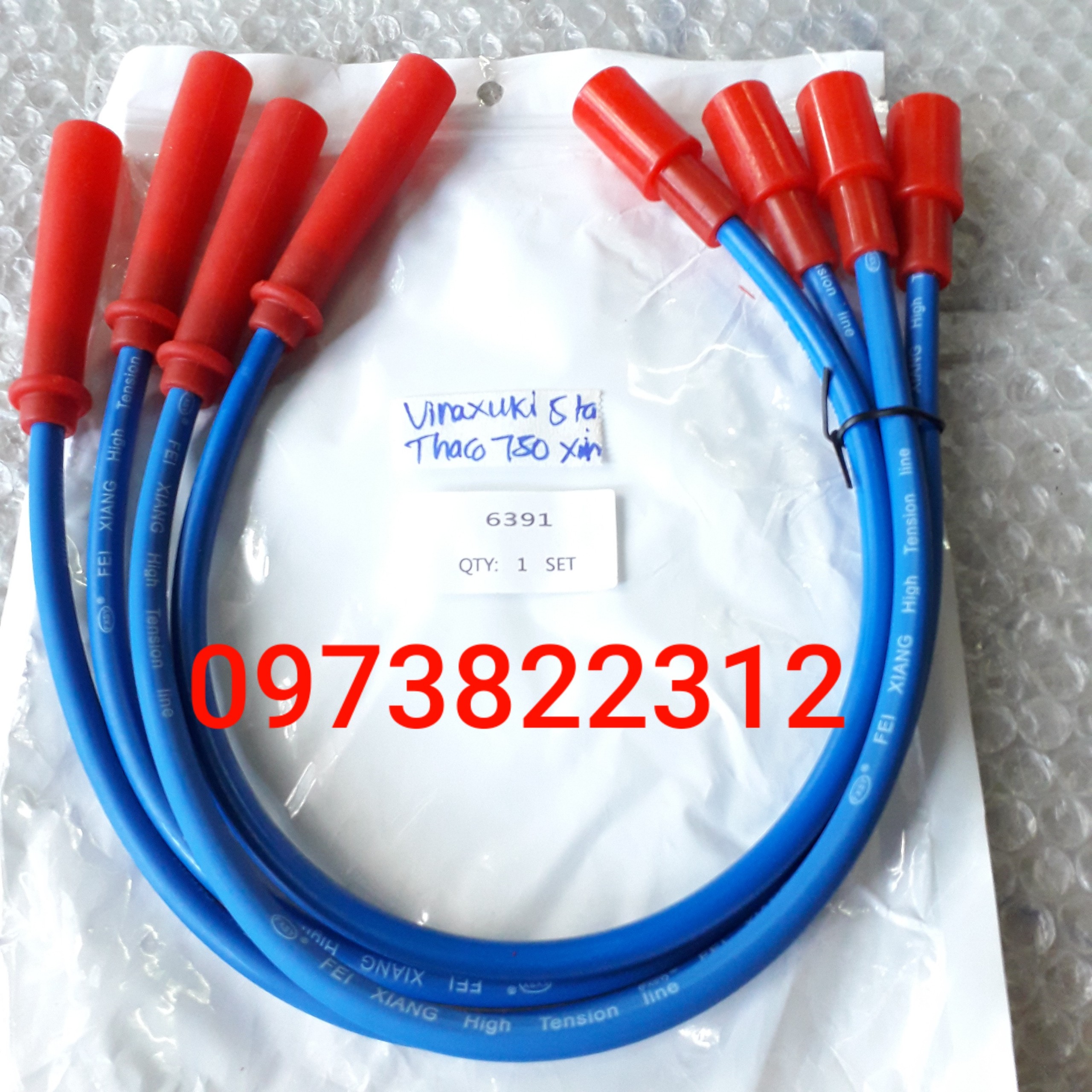 Dây cao áp Vinaxuki 5 tạ , Thaco 750 Xịn ( Giá 1 Bộ )
