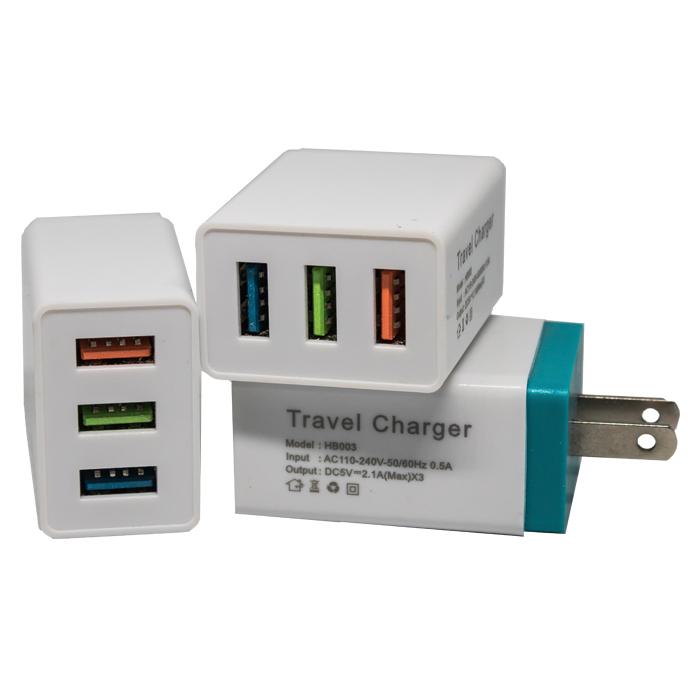 [HCM]Dock sạc nhanh 2.1A 3 cổng USB cực chất - ATDTECH