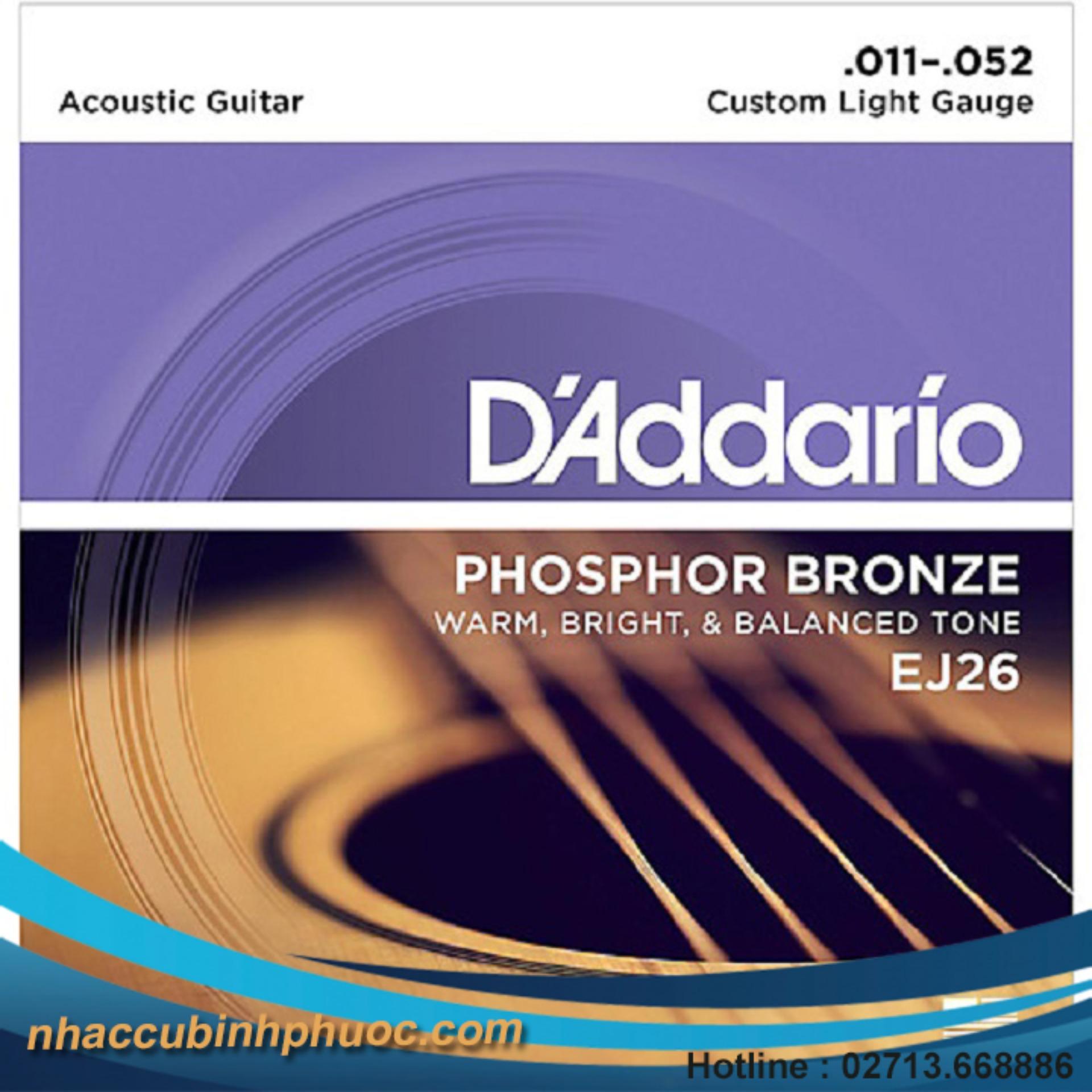 Bộ dây đàn Acoustic EJ26 (Bộ)