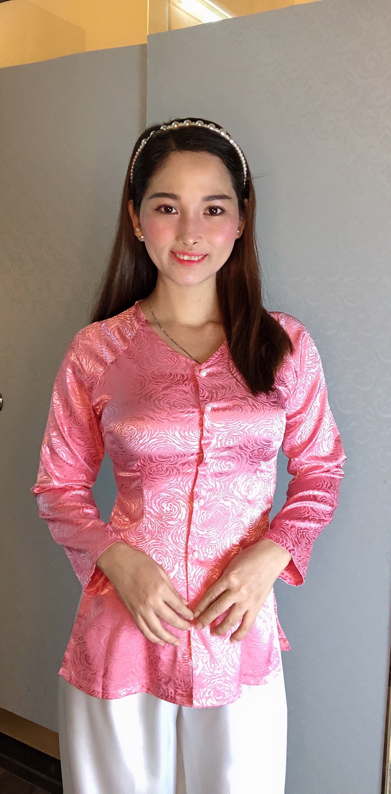 SÉT ÁO BÀ BA GẤM ĐÔNG HƯNG CAO CẤP (KÈM QUẦN )
