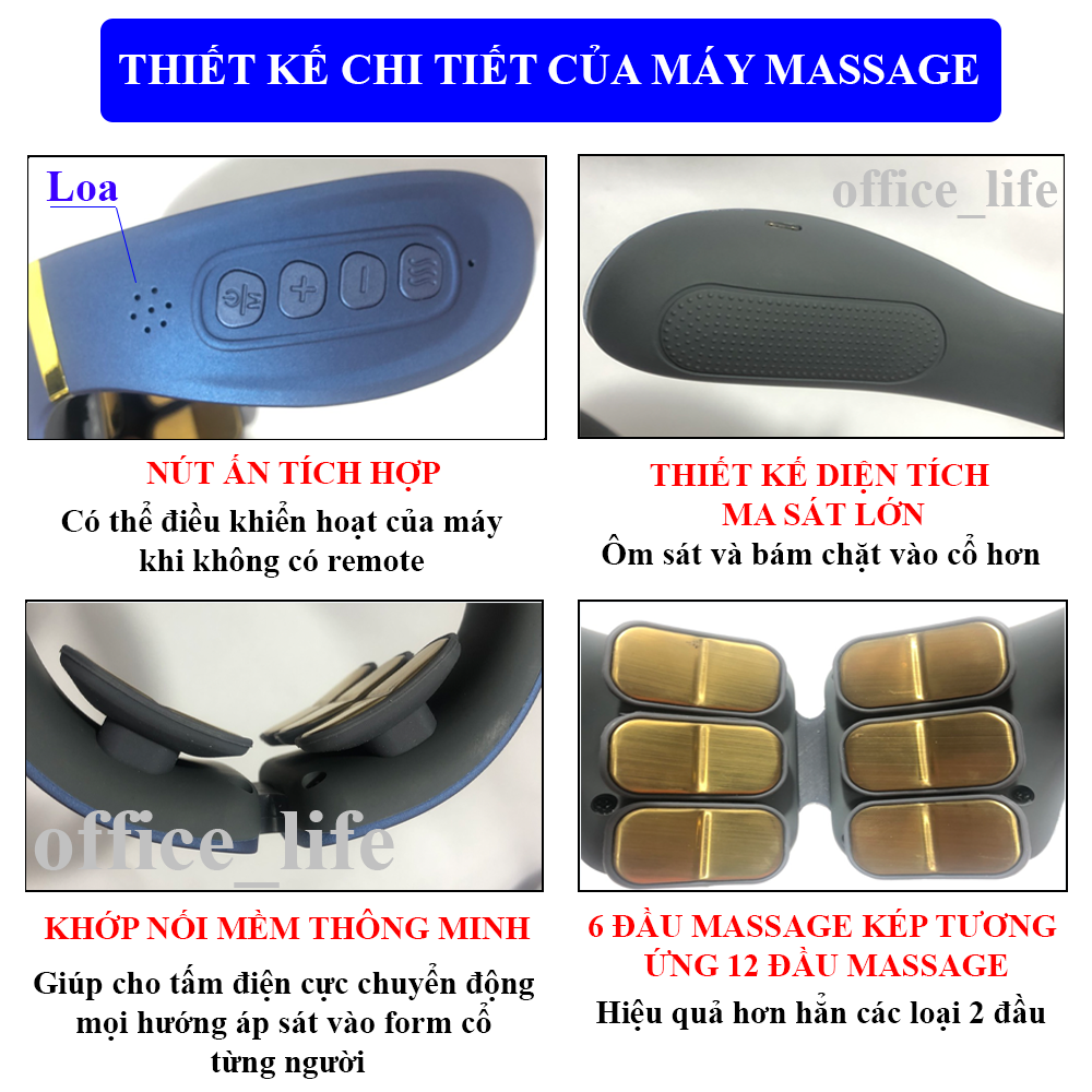 Máy massage cổ vai gáy thông minh