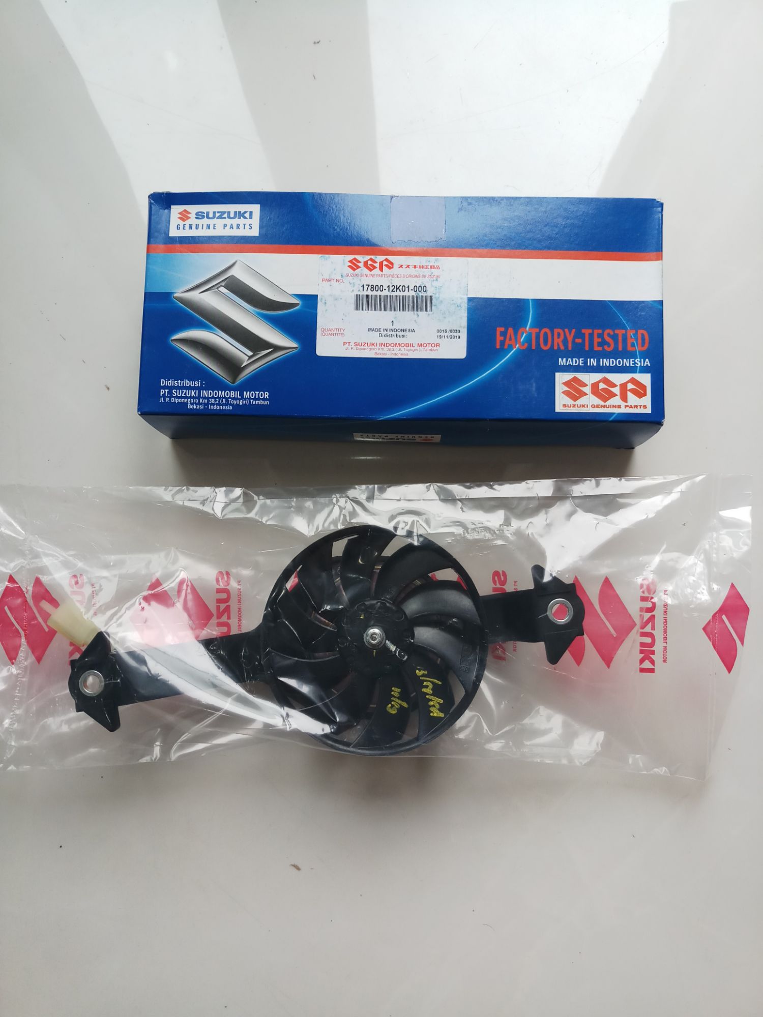 Quạt két nước Satria Fi