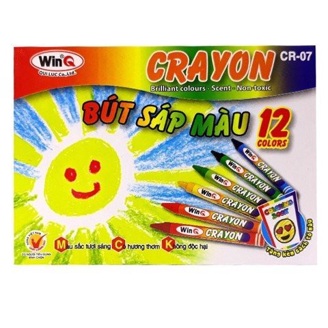 Sáp màu 12 màu Queen