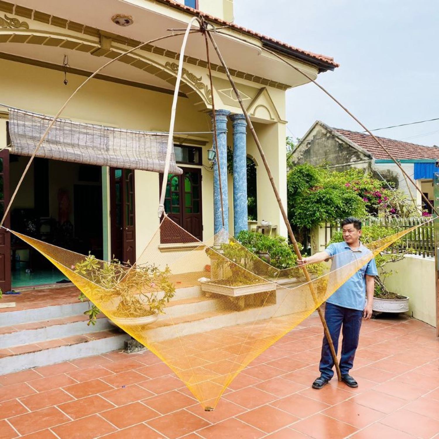 vó bắt cá ,vó đánh bắt cá